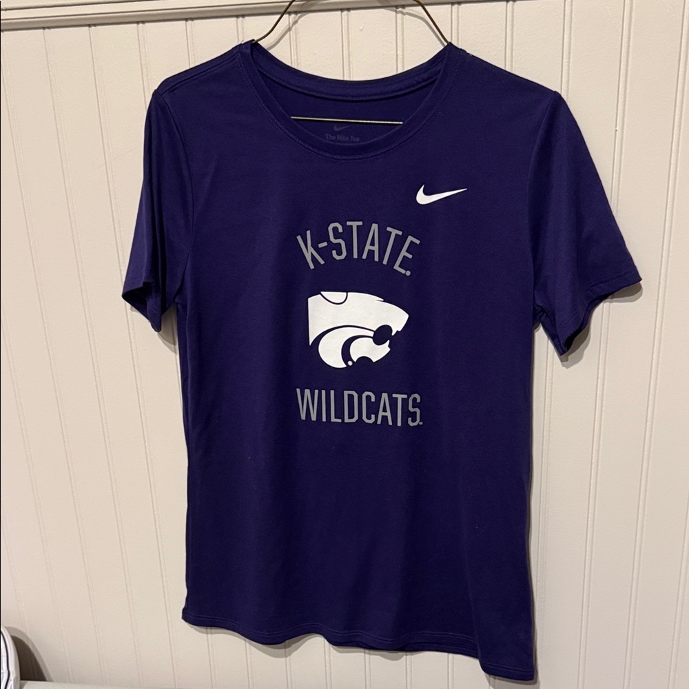 Nike Dri-fit K-State Wildcats Tee EUC